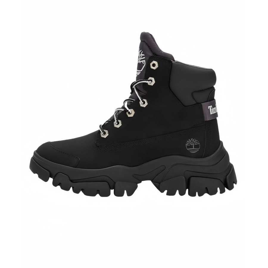Timberland Abrasion Resistant Slip Resistant High top Casual Shoes Women's Black