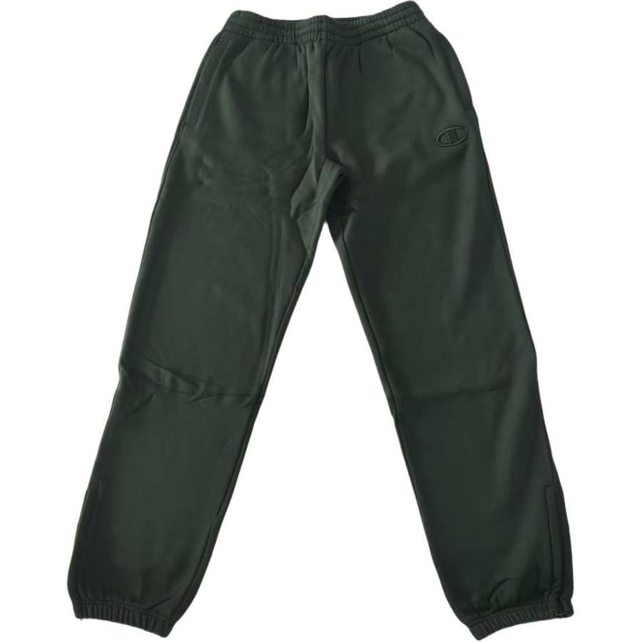 Champion Skin Friendly And Comfortable Thermal Fleece Lined Elastic Cuff Casual Pants Unisex Spruce Pine Green