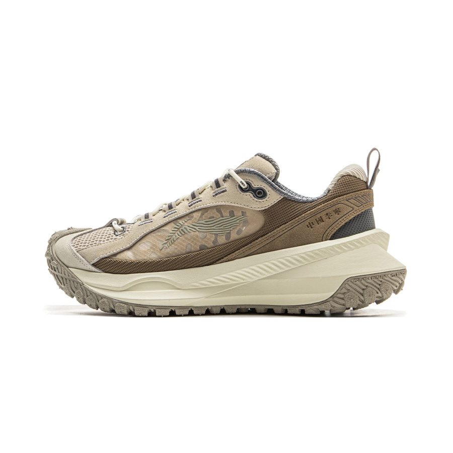 Li-Ning Li Ning Low top Casual Shoes Unisex Gray Brown