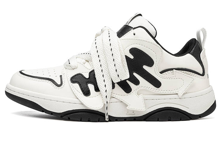 HART DAVIS HART DAVIS Ⅰ Low top Stylish Skateboarding Shoes Unisex Black White