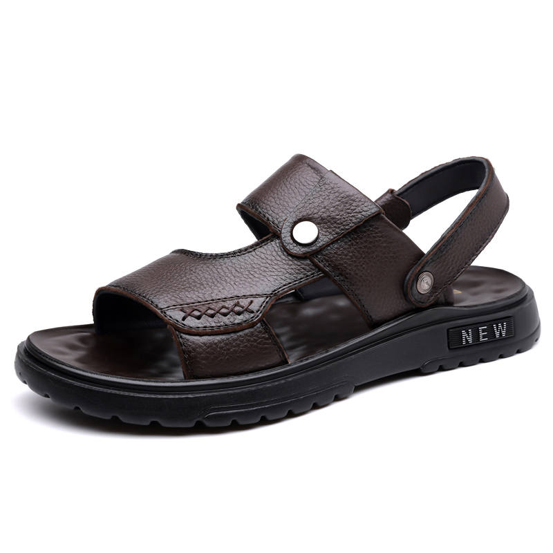 POPULAR ROUSE PR POPULAR ROUSE PR Cow Leather Beach Sandals Men's