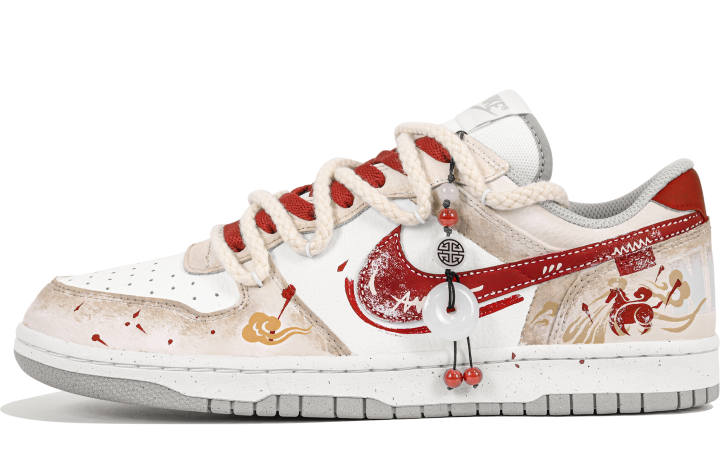Nike Nike Big Galloping Journey, Horse Year Planning, Chinese Style, Vintage Trendy Abrasion Resistant Breathable Low top