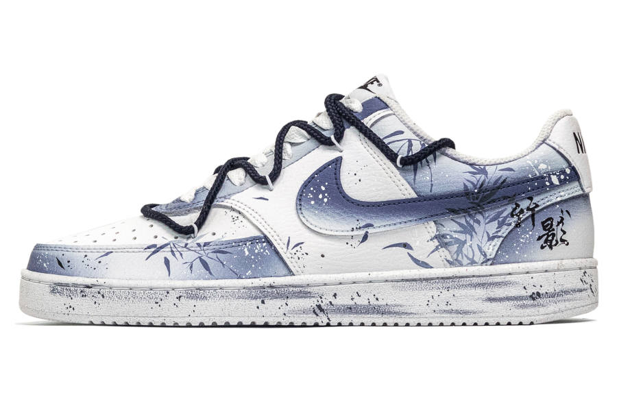 Nike Nike Court Vision 1 Grand Painting Of West Journey, Leisurely Moon In Bamboo Grove Low top Skateboard Shoes Men's
