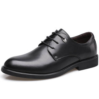 Poitulas Microfiber Leather Dress Shoes Men's Black