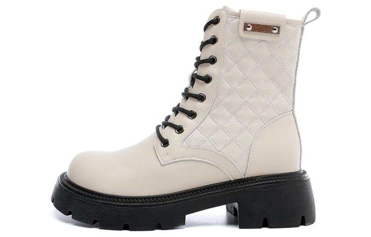 DAPHNE DAPHNE Short Combat Boots 5cm Women's