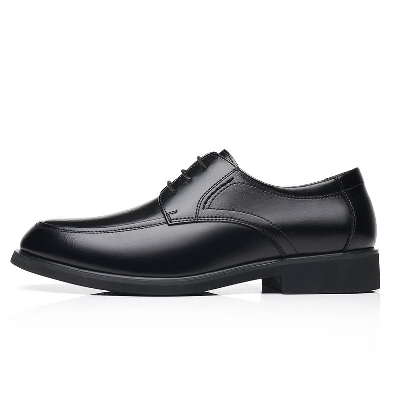 Shanpijiang Dress Shoes Men's Low Top Black/Tea Brown