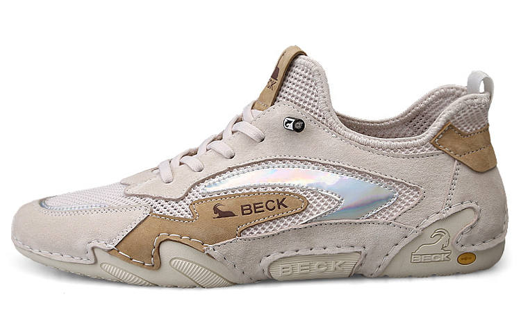 BECK Pigskin Abrasion Resistant Low top Casual Shoes Men's