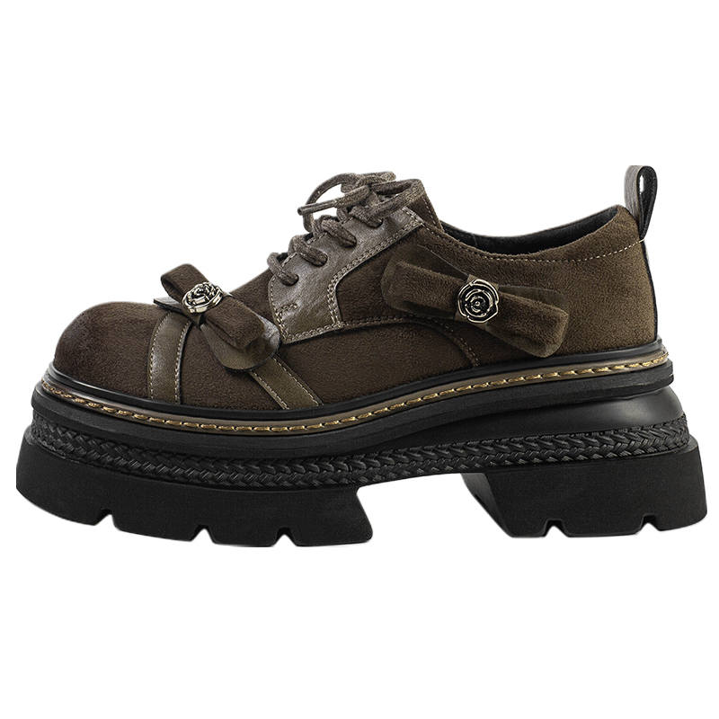 MIAOLV Cow Suede Casual Shoes 7.0cm Women's