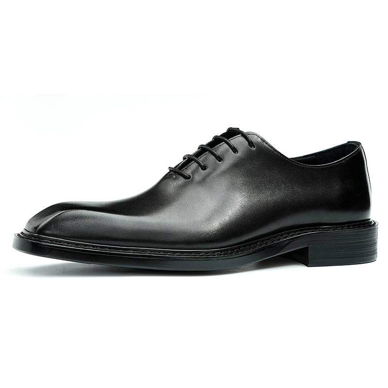 ASTON M.JAZZ Top Grain Cow Leather Dress Shoes Men's