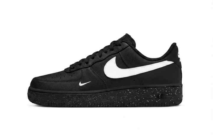 Nike Nike Air Force 1 Lv8 Black Warrior Leather Cushioning Abrasion Resistant Slip Resistant Low top Skateboard Shoes Men's