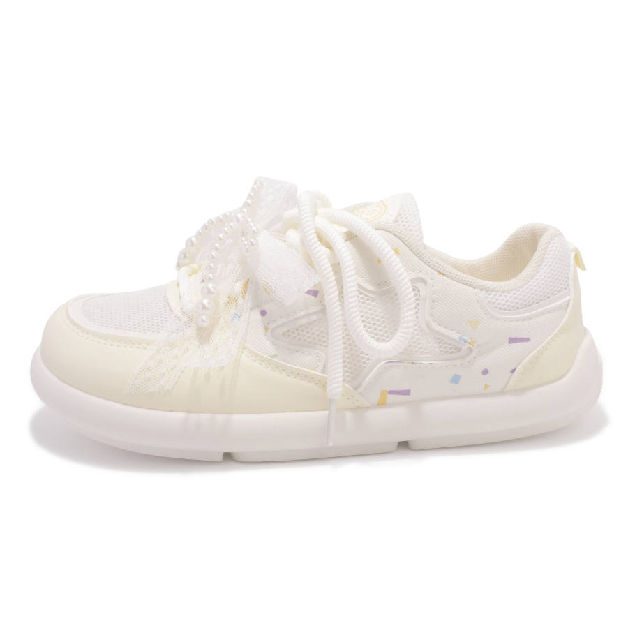 SNXR Abrasion Resistant Abrasion Resistant Low top Casual Shoes Women's Light Yellow