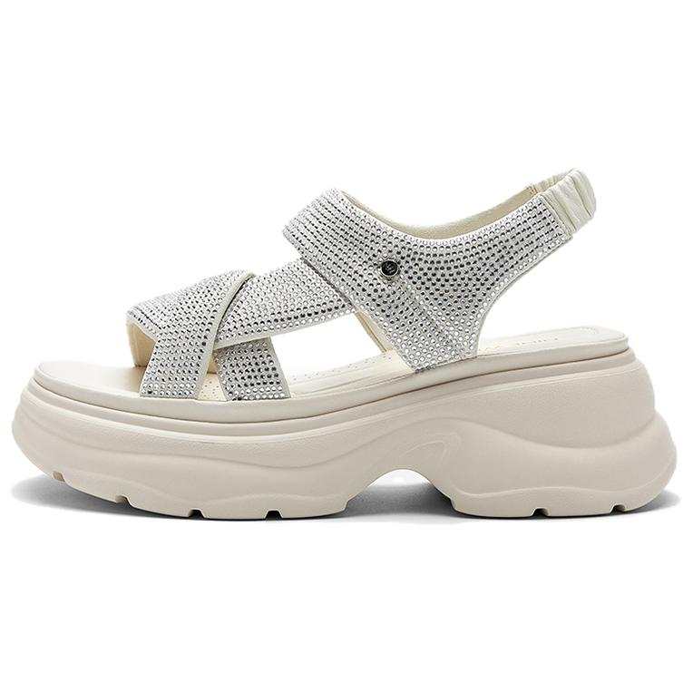 NINE WEST Sheepskin One Strap Sandals Women's