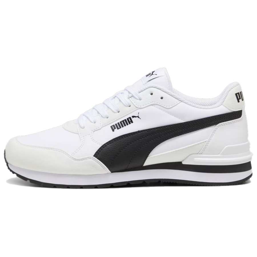 PUMA St Runner Abrasion Resistant Low top Casual Shoes Unisex Black White