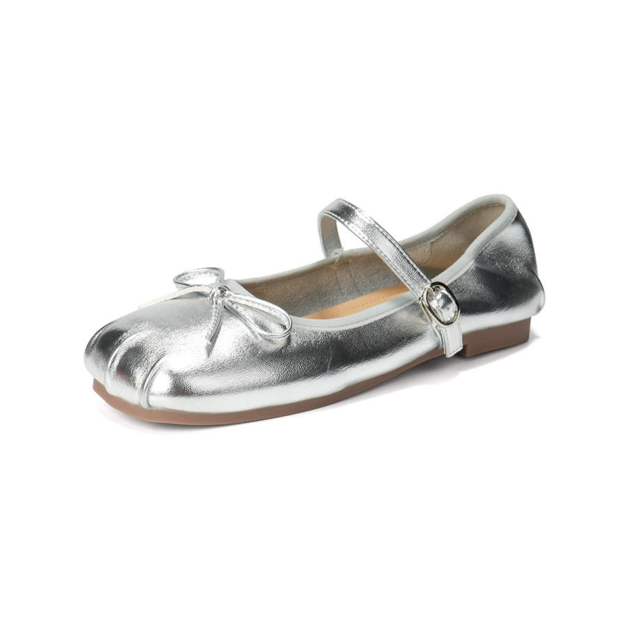 QITUMAUL Microfiber Leather Chunky Heel Mary Jane Shoes Women's