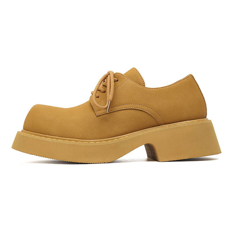 Dounkol Get Cool Microfiber Leather Casual Shoes Unisex Yellow