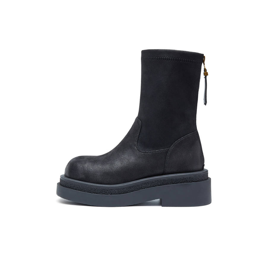 ELLE Combat Boots Ankle Boots Women's 2025 Women's Boots