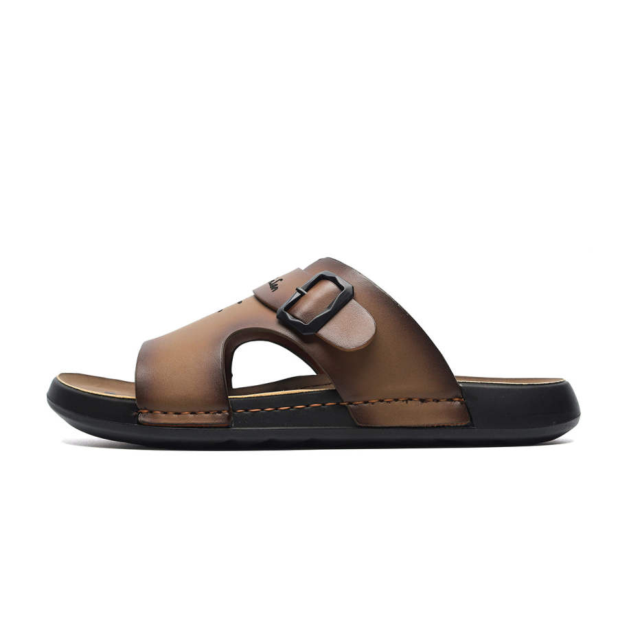 Mulinsen Stitching Cut Out Slide Slippers Men's