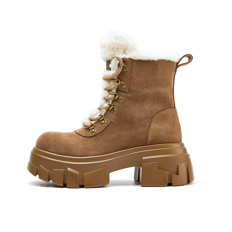 Marie Claire Short Combat Boots 6.5cm Women's