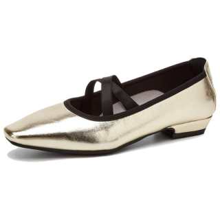 QUICHESHOES Cow Split Leather Chunky Heel Mary Jane Shoes Women's