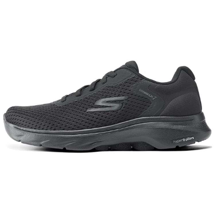 Skechers GO WALK 7 Comfortable Lightweight Low top Casual Shoes Men's Black