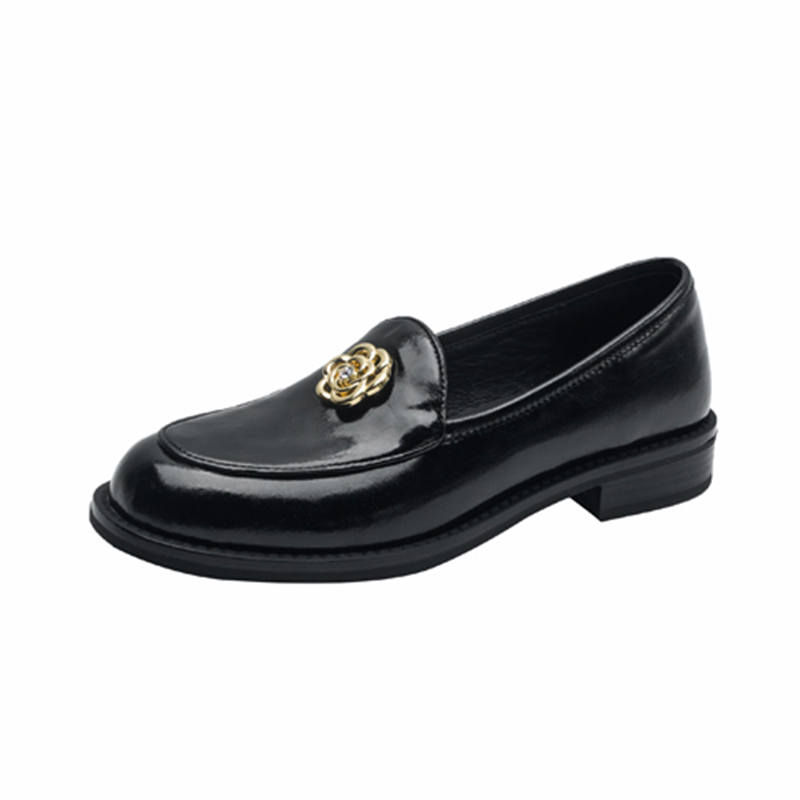 Echo&yolo Cow Leather Loafers 2.5cm Women's