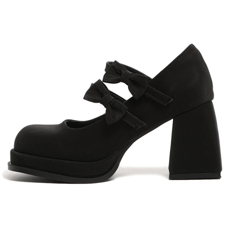 Medd Chunky Heel Mary Jane Shoes 8cm Women's