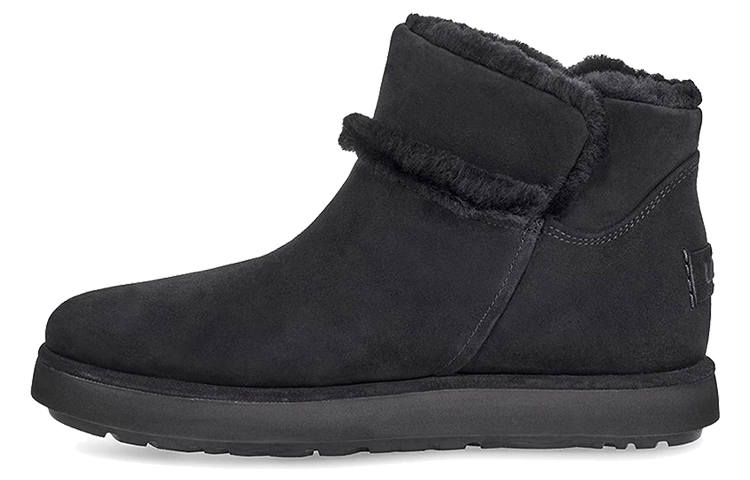 UGG UGG Classic Mini Spill Seam Blvd Snow Boots Black Women's