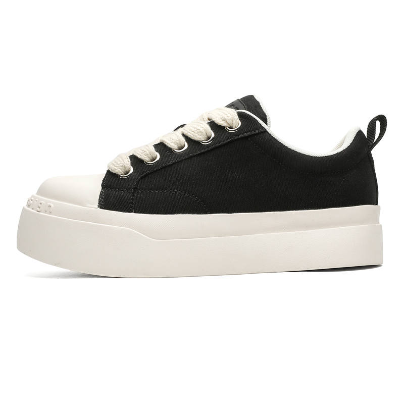 KUNGFUDEER Thread Line Collection Canvas Slip Resistant Abrasion Resistant Slip Resistant Abrasion Resistant Low top