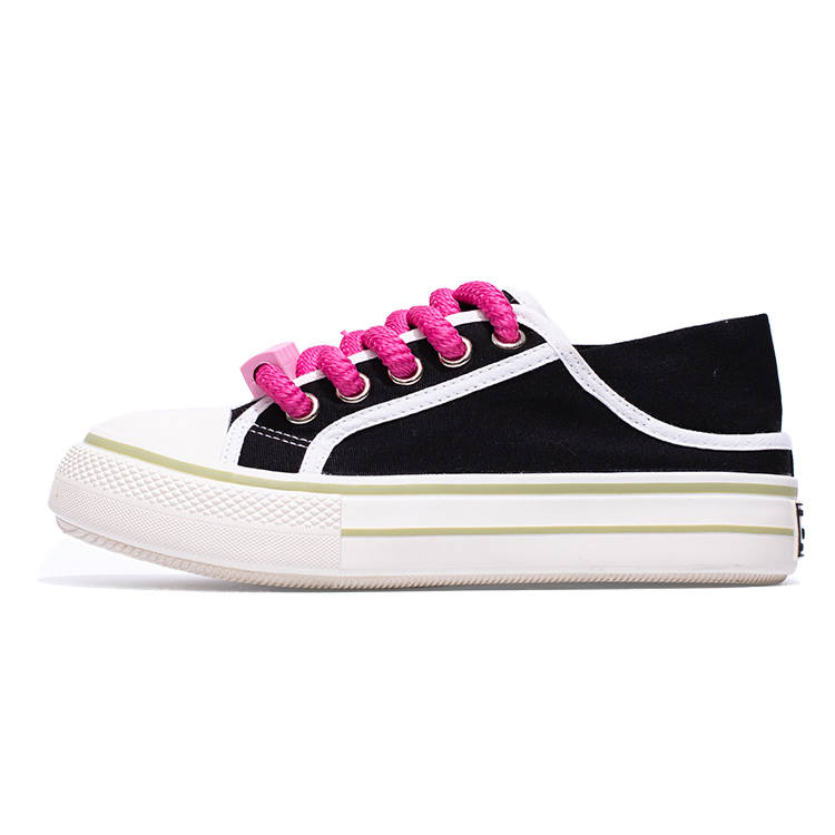 La Chapelle Canvas Lightweight Height Increasing Low top Skateboard Shoes Women's