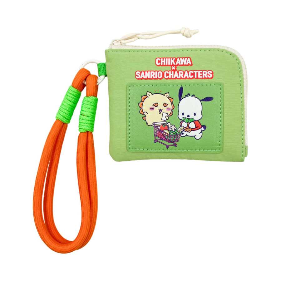 Sanrio Chiikawa Collaboration Nylon Wallet Women's Green
