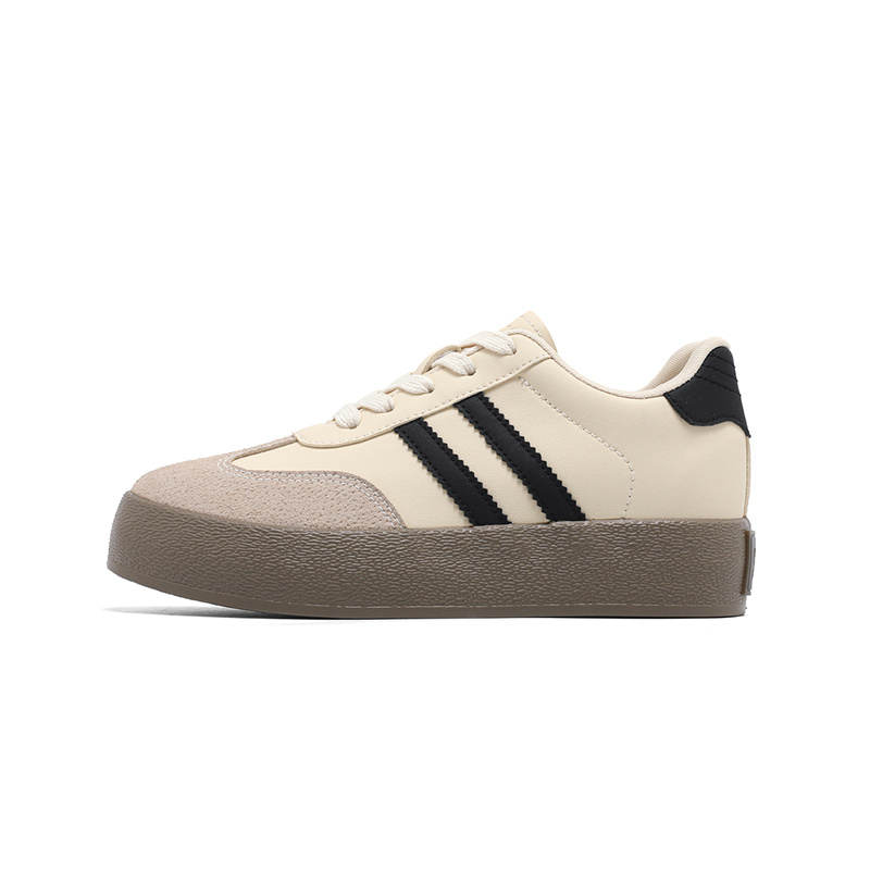 SEMIR Support Low top Skateboard Shoes Women's Beige Black