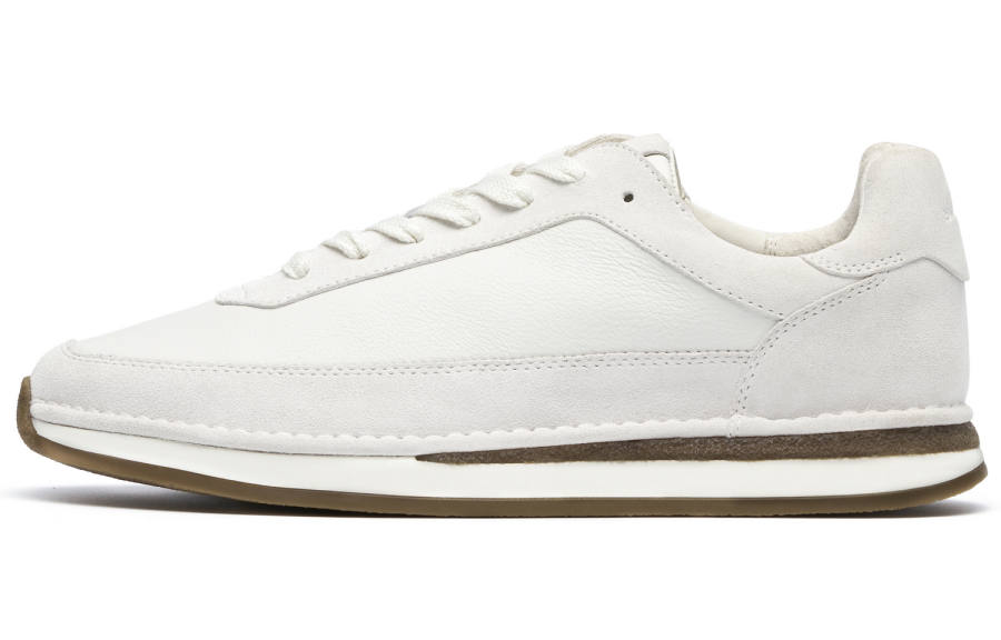 Clarks Low top Casual Shoes Men's White