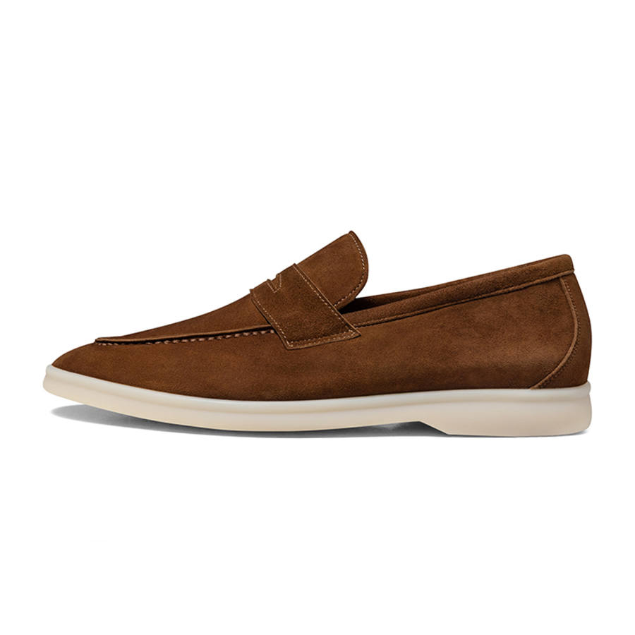 THOM WILLS British Style Suede Slip on Casual Shoes Women's