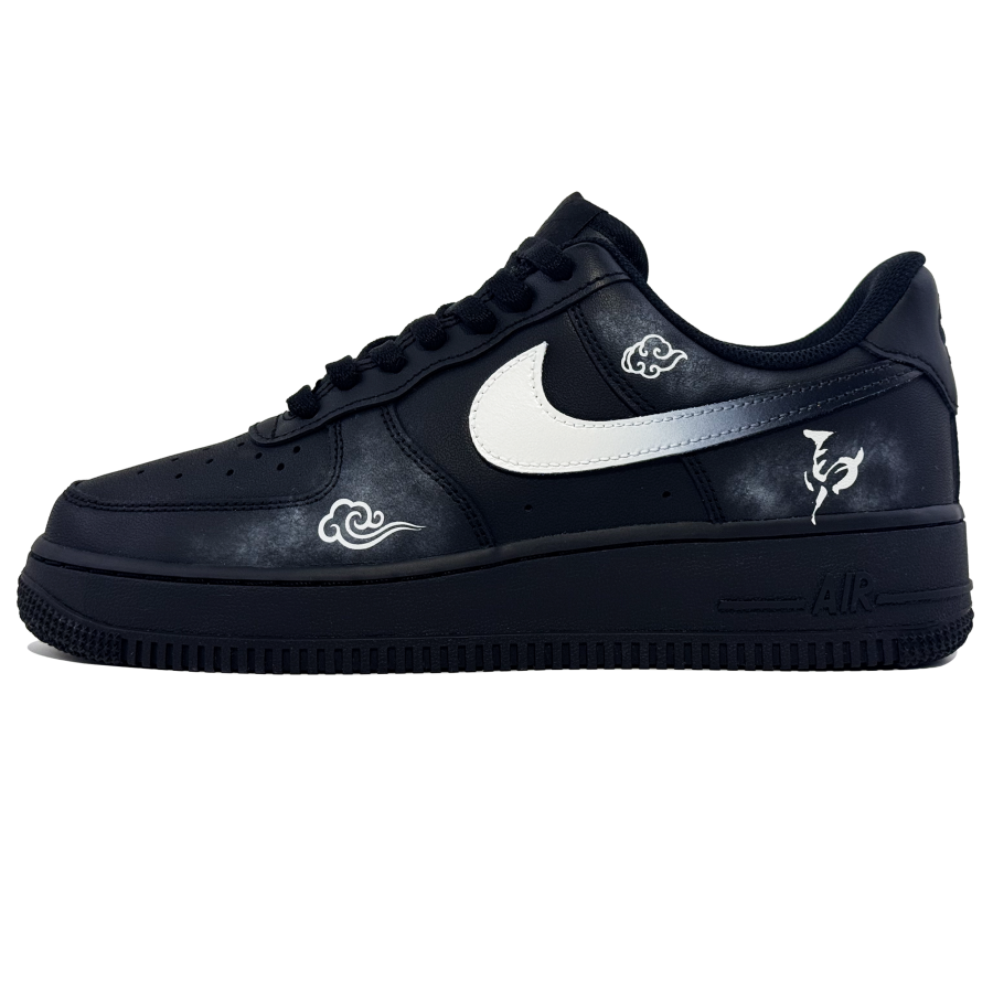 Nike Nike Air Force 1 Abrasion Resistant Low top Skateboard Shoes Unisex Black White