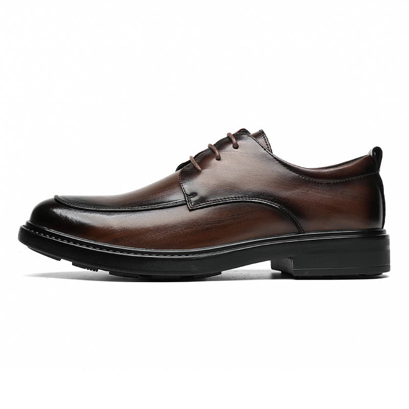SHUPATE Dress Shoes Men's Low Top Black/Brown