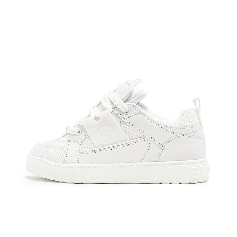 BLOCCO5 Washed Shoe Sports Casual Shoes Skateboard Shoes Unisex White