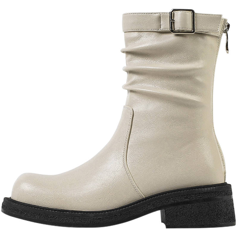 MIAOLV Pu 4.5cm Ankle Boots Women's