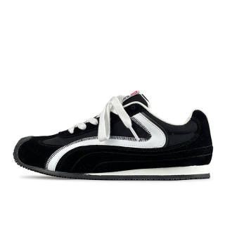 LuzaoT SUPER DRAG Lightweight Low top Casual Shoes Unisex Black White