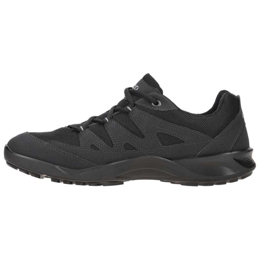 Ecco Ecco Leather Low top Casual Shoes Men's Black
