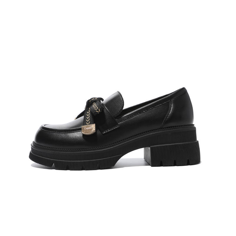ZHR Chunky Heel Loafers 5cm Women's