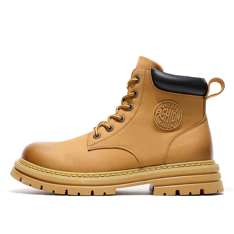 MOERBAI MOERBAI Combat Boots Unisex Yellow/Black