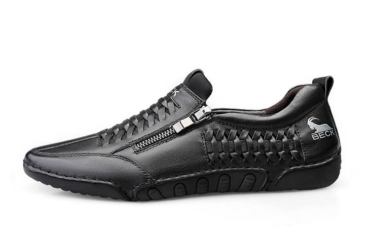 BECK Men's Casual Shoes Men's Low Top Black/White
