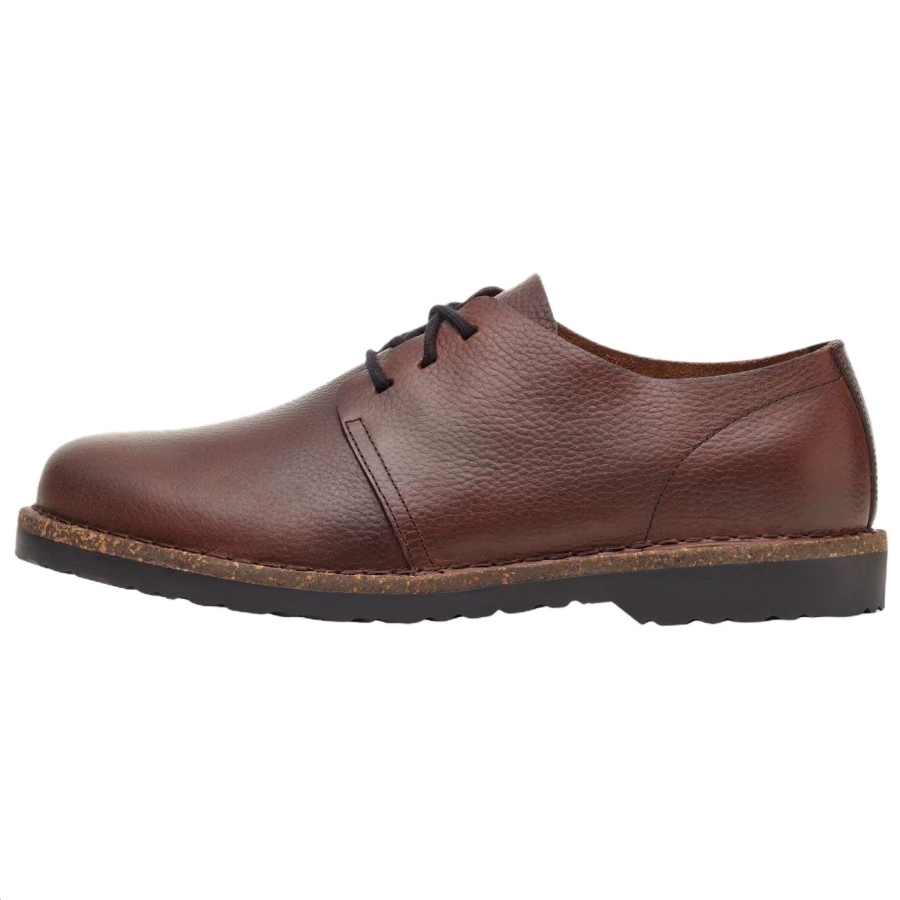 Birkenstock Uppsala Low Leather Low top Casual Shoes Unisex Brown Regular Loose Fit