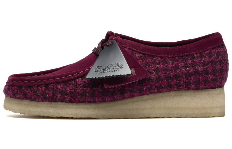 Clarks Fabric Low top Casual Shoes Women's Purple