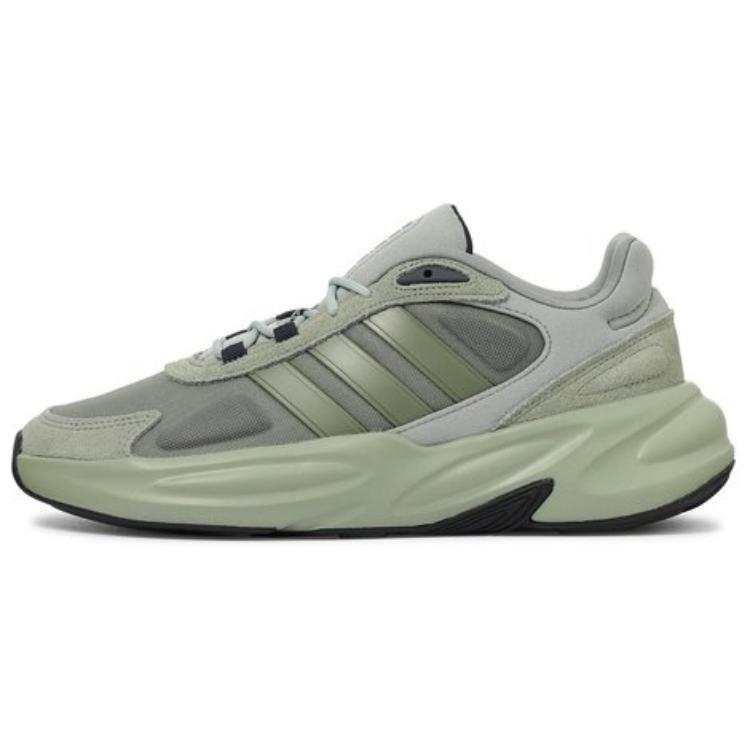 Adidas Adidas Cloudfoam Abozelle Slip Resistant Abrasion Resistant Low top Casual Shoes Men's Gray Green