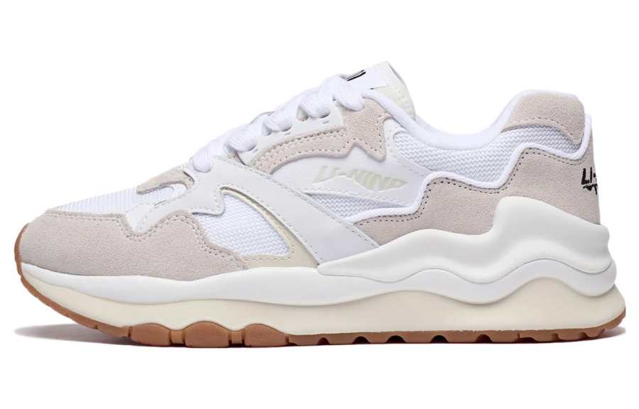 Li-Ning Li Ning 001 Mountains And Seas Textile, Synthetic Leather Comfortable Slip Resistant Abrasion Resistant Low top
