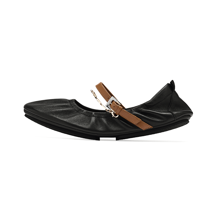 73Hours Opera Sheepskin Casual Shoes 0.5cm Women's