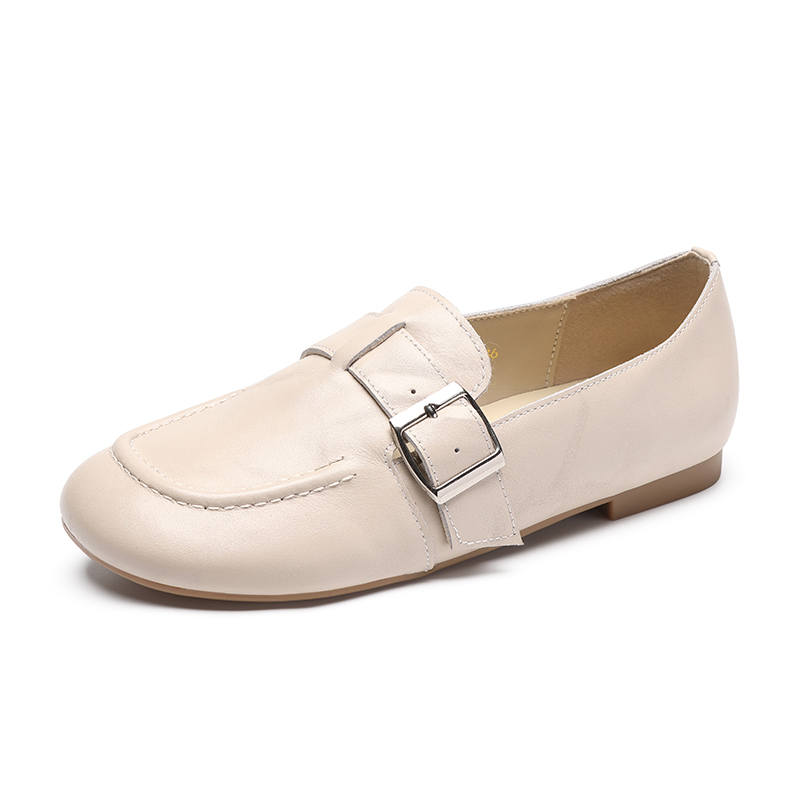 ZHR Top Grain Cow Leather Casual Shoes Women's