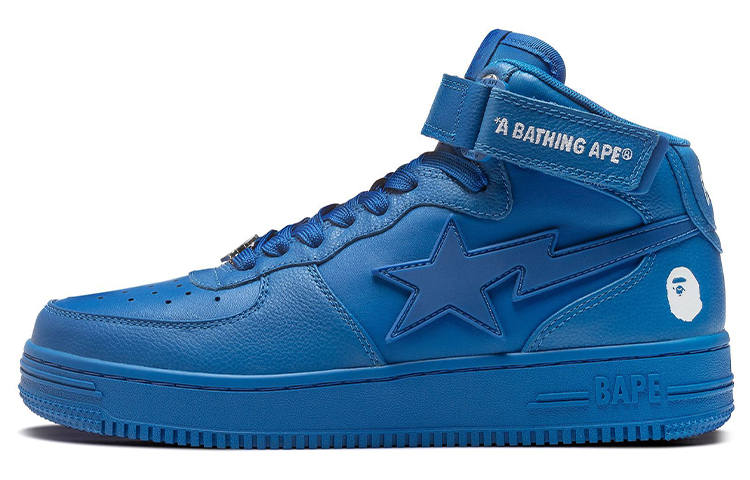 A BATHING APE BAPE A BATHING APE Bape Sta Mid Blue