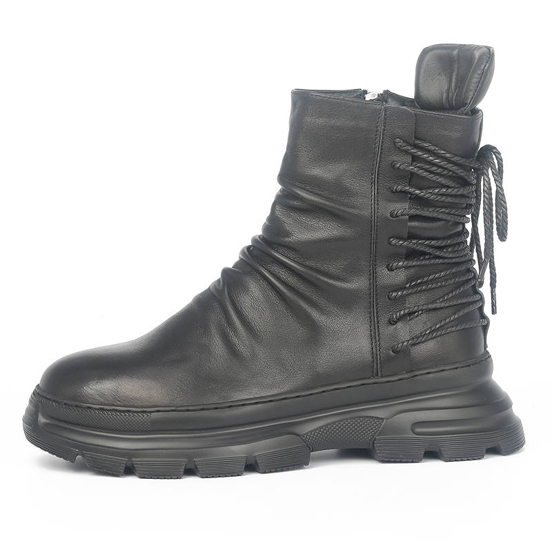 TAIDIAN TAIDIAN Crew Combat Boots Men's Black